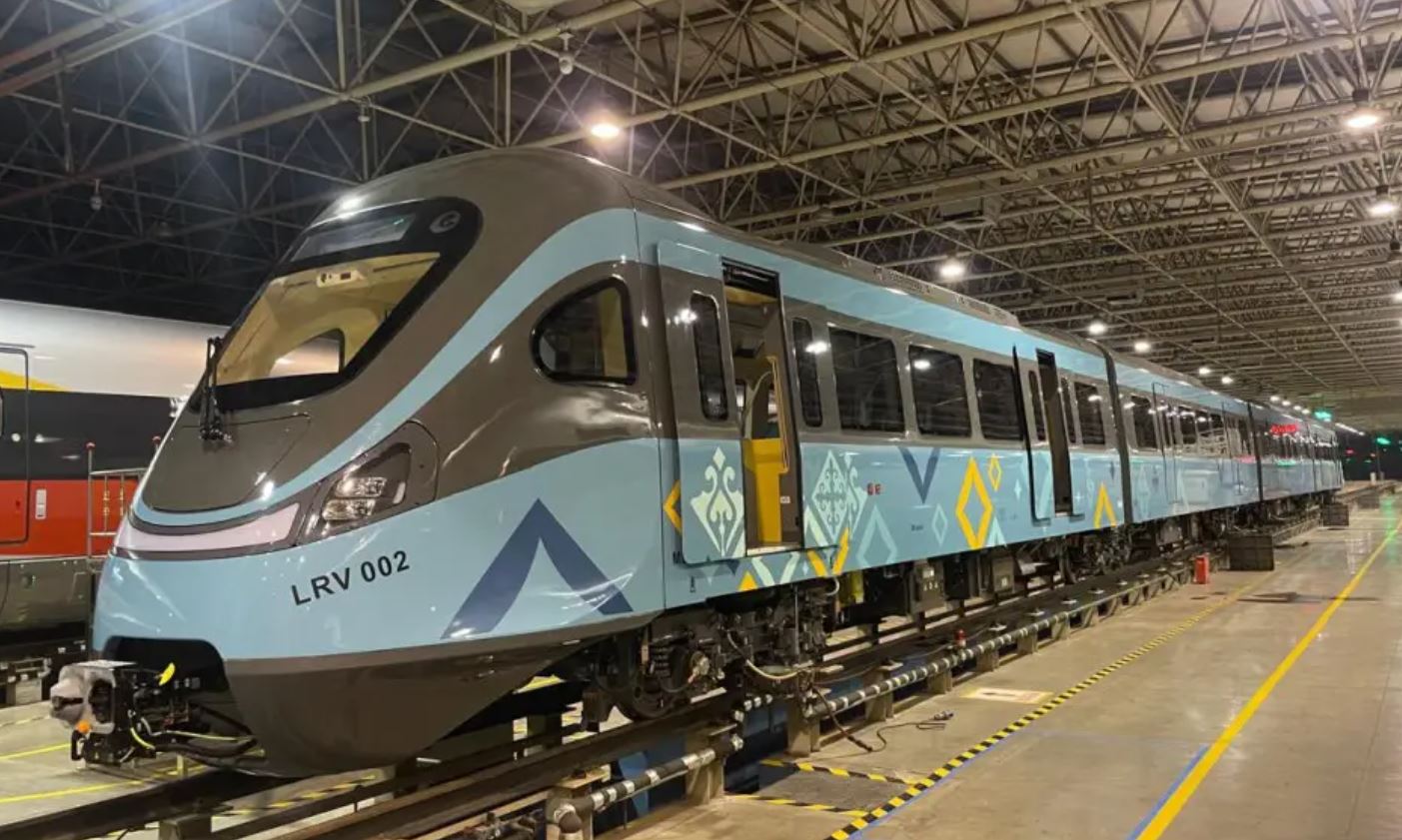 ەلورداعا LRT ۆاگوندارى كەلدى