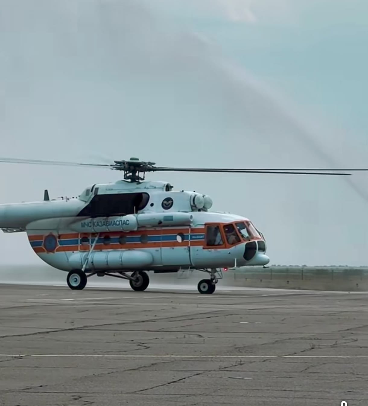  ۇلىتاۋ وبلىسىنىڭ توتەنشە جاعدايلار دەپارتامەنتى  تىكۇشاقپەن تولىقتى