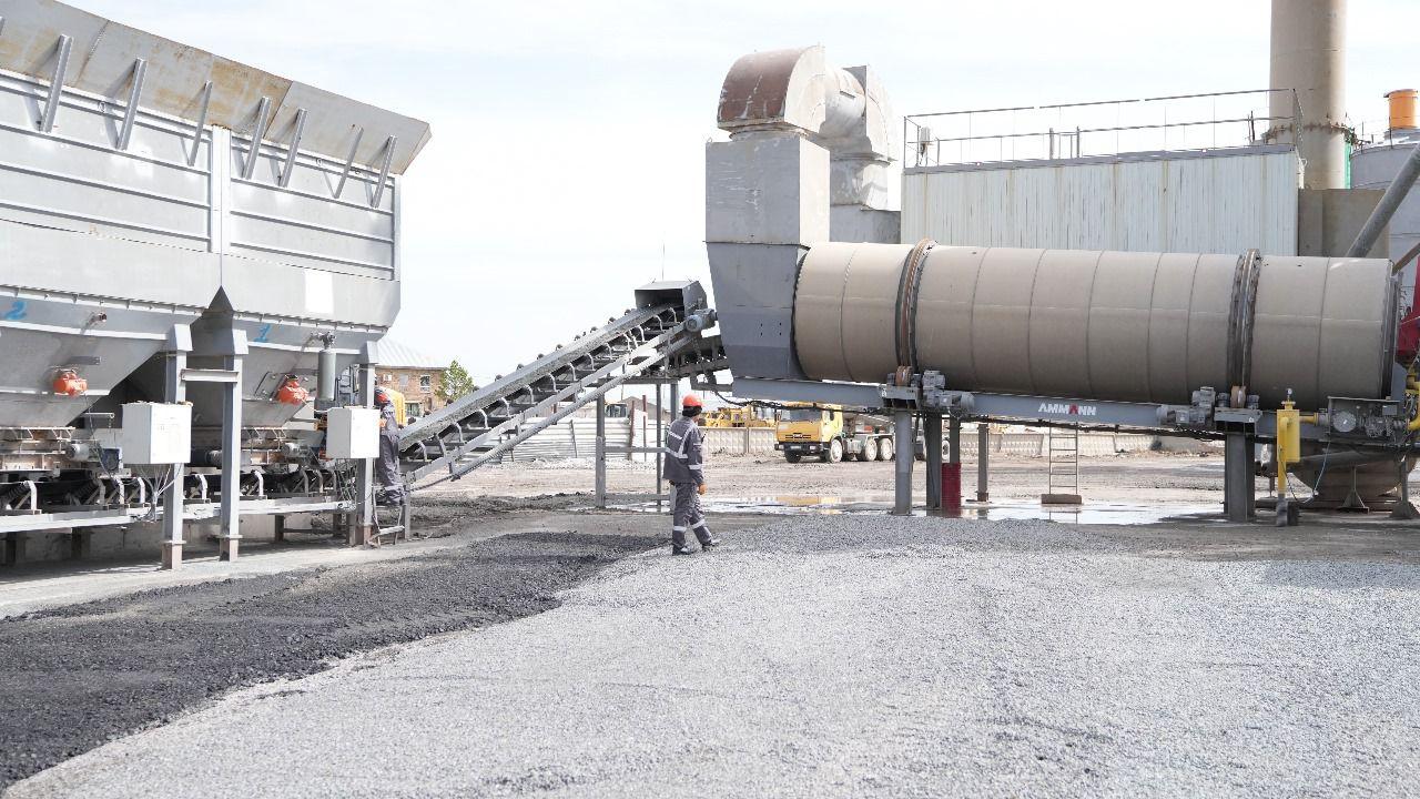 كولىك مينيسترلىگى اسفالت-بەتون زاۋىتتارىن تەكسەردى