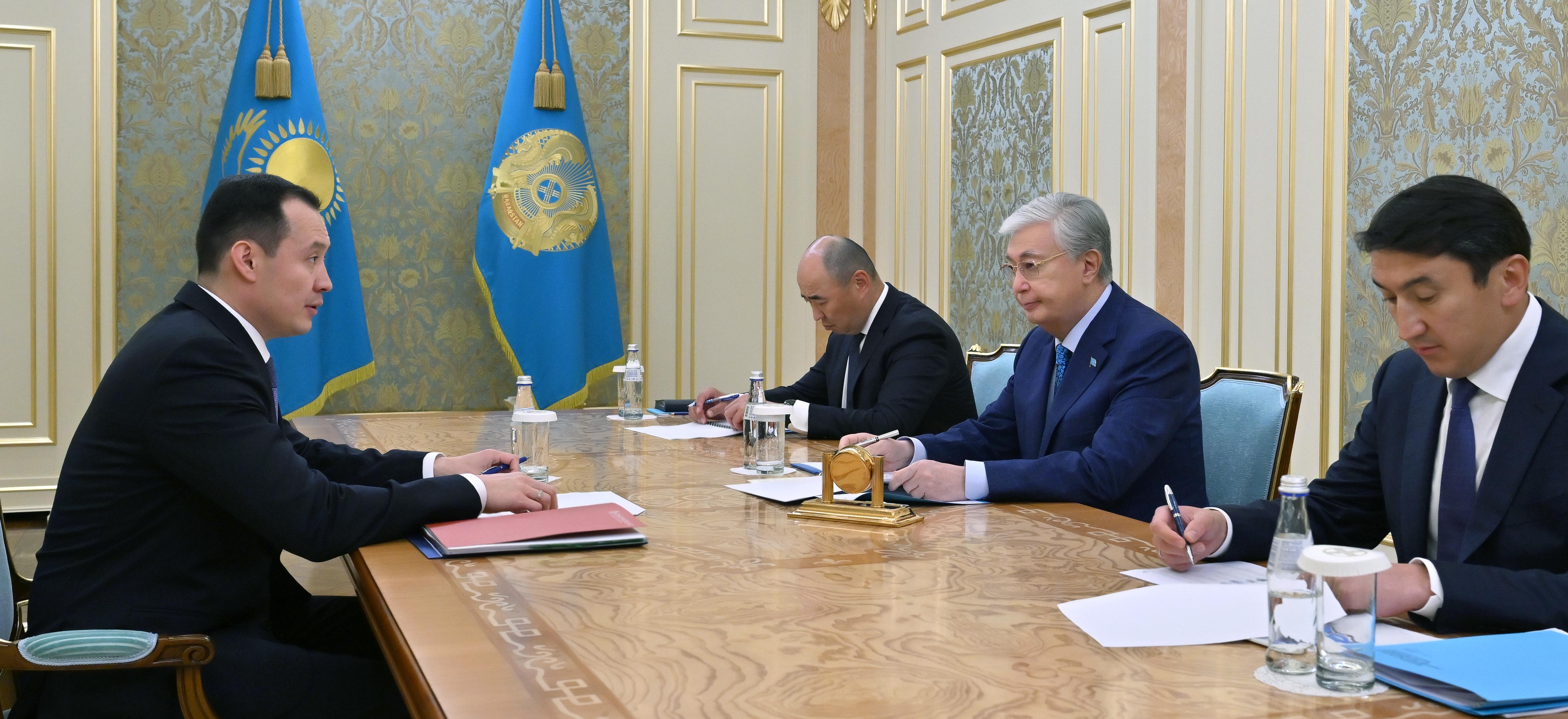 مەملەكەت باسشىسى «QazaqGaz» ۇك» اق باسقارما توراعاسىن قابىلدادى