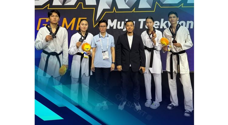 قازاق تاەكۆوندوشىلارى 6 مەدال ەنشىلەدى