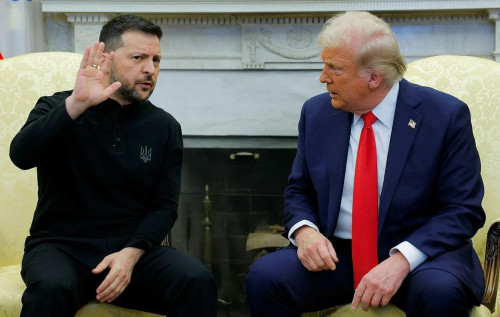 ترامپ زەلەنسكيگە ماسكەۋگە سوققى جاساۋدى ۇسىنعان