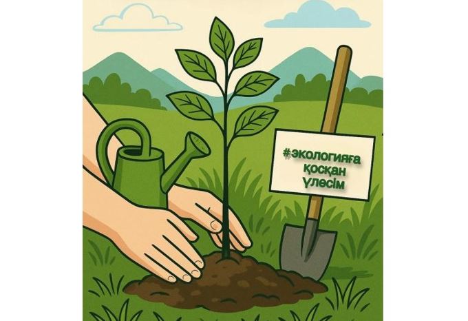 «مەنىڭ قورشاعان ورتانى قورعاۋعا قوسقان ۇلەسىم» چەللەندجى باستالدى