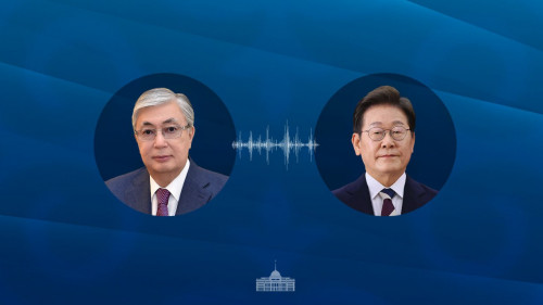 مەملەكەت باسشىسى كورەيا  پرەزيدەنتىمەن تەلەفون ارقىلى سويلەستى