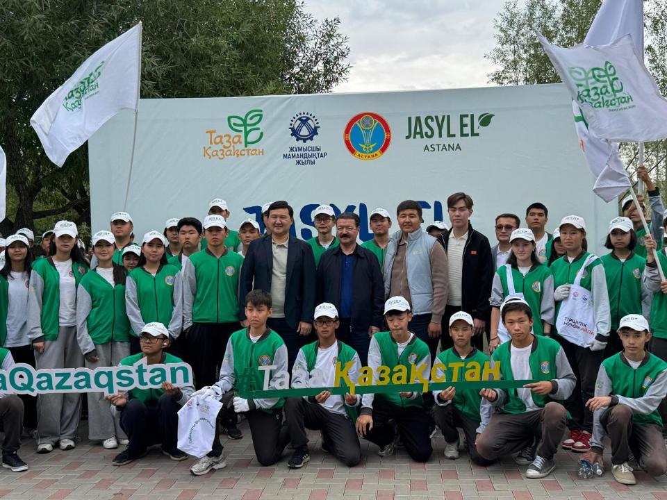 جاستار ساياباعىندا تازالىق شاراسى ءوتتى