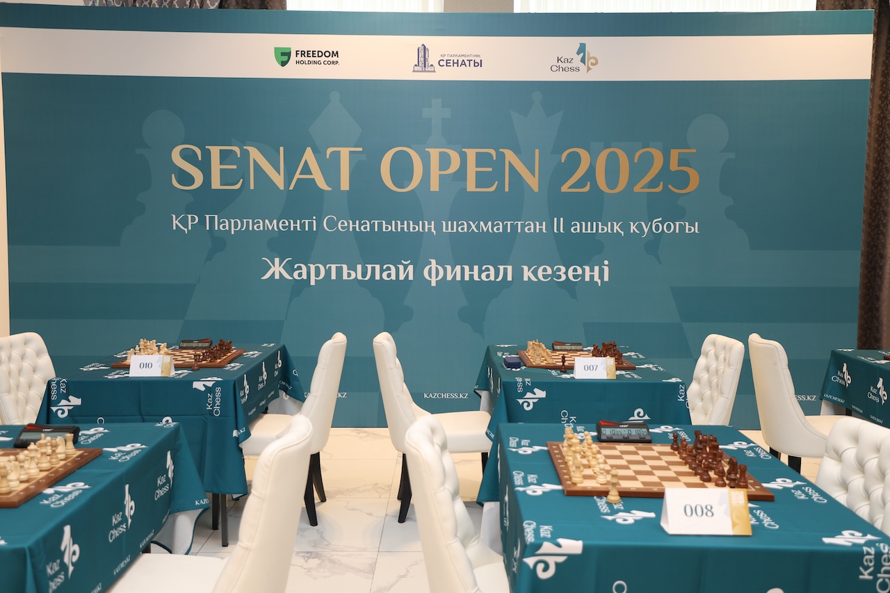 «Senat Open»:  باتىس شاحماتشىلارى ىرىكتەلدى