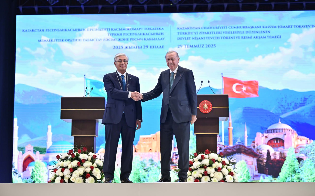قاسىم-جومارت توقاەۆ پرەزيدەنت رەجەپ تايپ ەردوعانعا ريزاشىلىعىن ءبىلدىردى