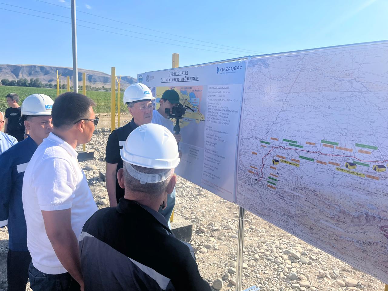 گاز قۇبىرىنىڭ قۇرىلىسى جەدەل ءجۇرىپ جاتىر