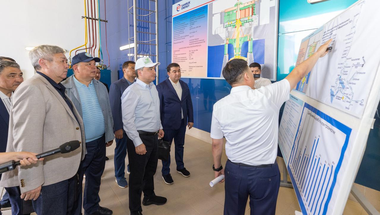 پرەمەر-مينيستر تۇركىستان وبلىسىنداعى سۋ سالاسىنىڭ نەگىزگى نىساندارىن تەكسەردى