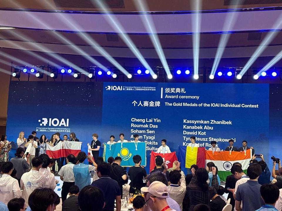 جاساندى ينتەللەكت وليمپياداسىندا قازاقستان وقۋشىلارى رەكوردتىق جەتىستىككە جەتتى