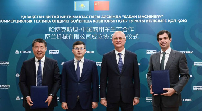 قازاقستاندا Sinotruk-پەن بىرلەسكەن كاسىپورىن قۇرىلدى