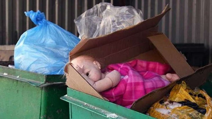 ورال قالاسىندا قوقىستان نارەستەنىڭ دەنەسى تابىلدى