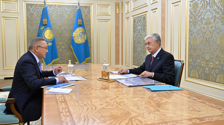 مەملەكەت باسشىسى جەتىسۋ وبلىسىنىڭ اكىمىن قابىلدادى