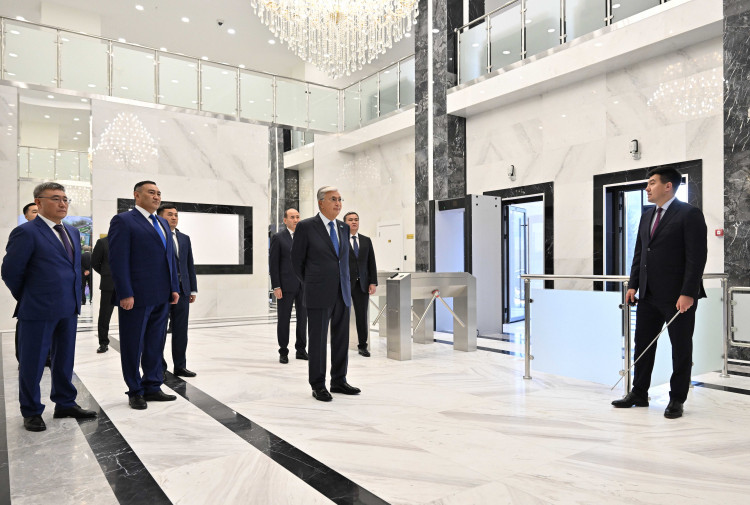 پرەزيدەنت ۇقك دەپارتامەنتىنىڭ جاڭا عيماراتىنا باردى