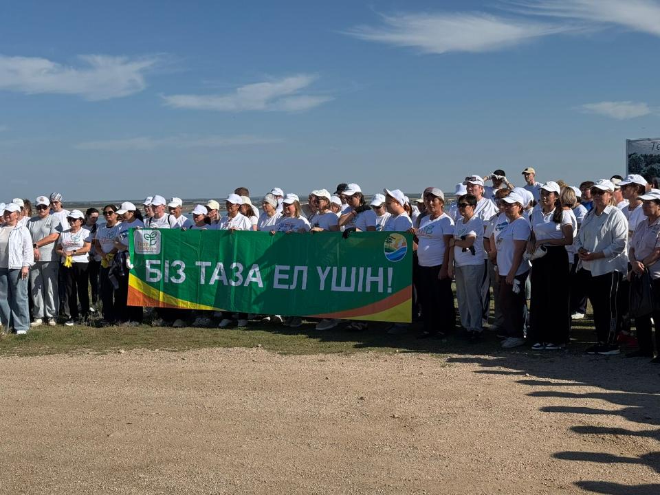 اقكول اۋدانىندا «تازا قازاقستان» ەكولوگيالىق باستاماسى قولداۋ تاپتى.