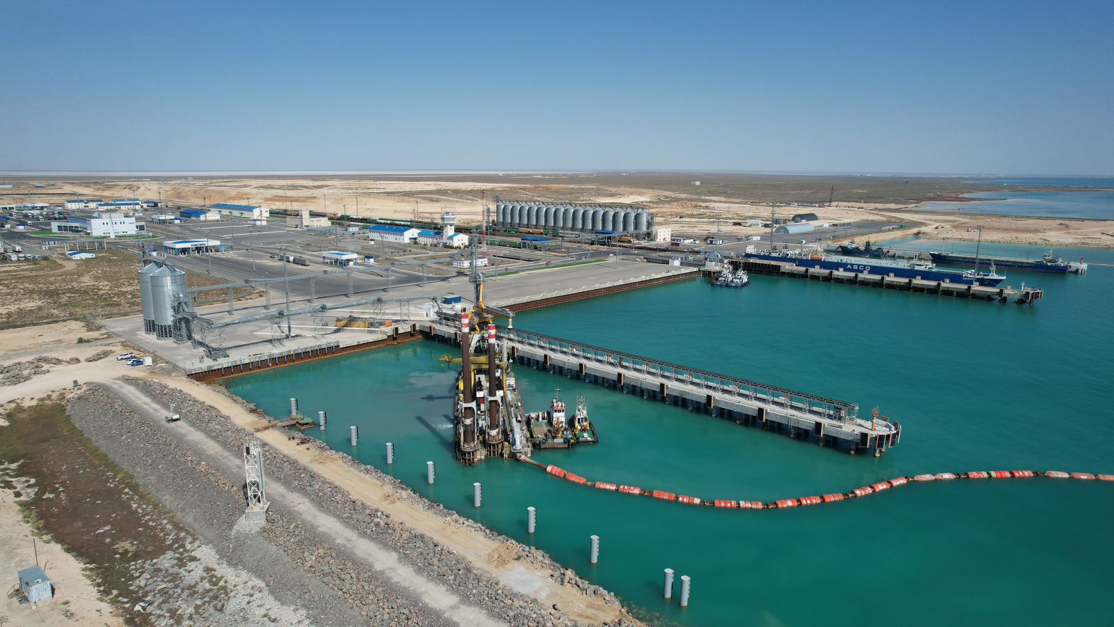 سۋ جولى مەن تەمىرجولدى توعىستىرعان حاب