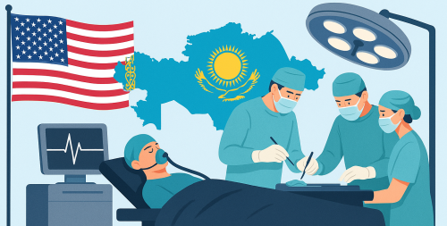 الماتىعا كەلگەن امەريكالىق دارىگەرلەر 10 ناۋقاسقا كۇردەلى وتا جاسادى