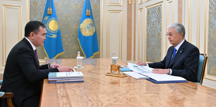 مەملەكەت باسشىسى استانا قالاسىنىڭ اكىمىن قابىلدادى