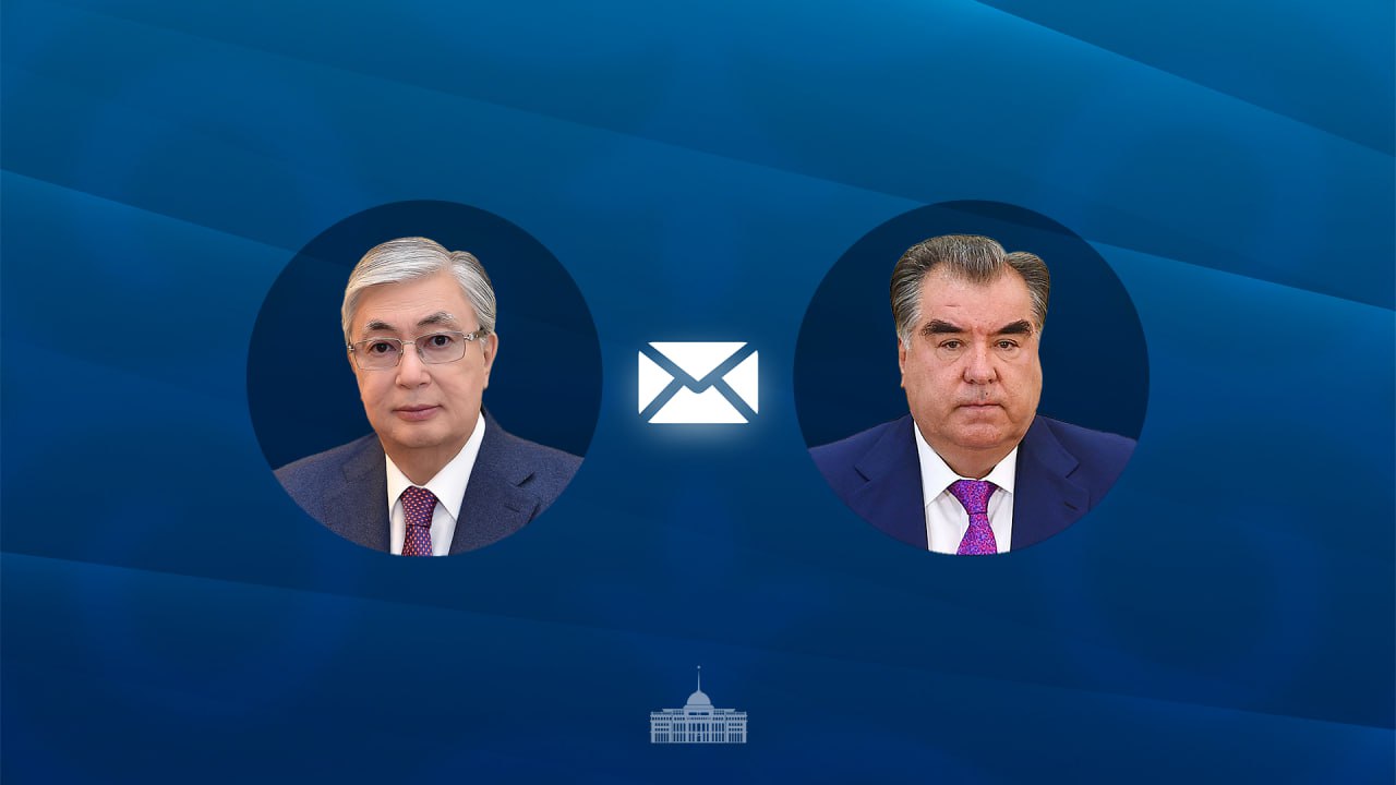مەملەكەت باسشىسى تاجىكستان پرەزيدەنتىنە قۇتتىقتاۋ جەدەلحاتىن جولدادى