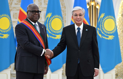 ق.توقاەۆ كونگو پرەزيدەنتىن ءى دارەجەلى «دوستىق» وردەنىمەن ماراپاتتادى