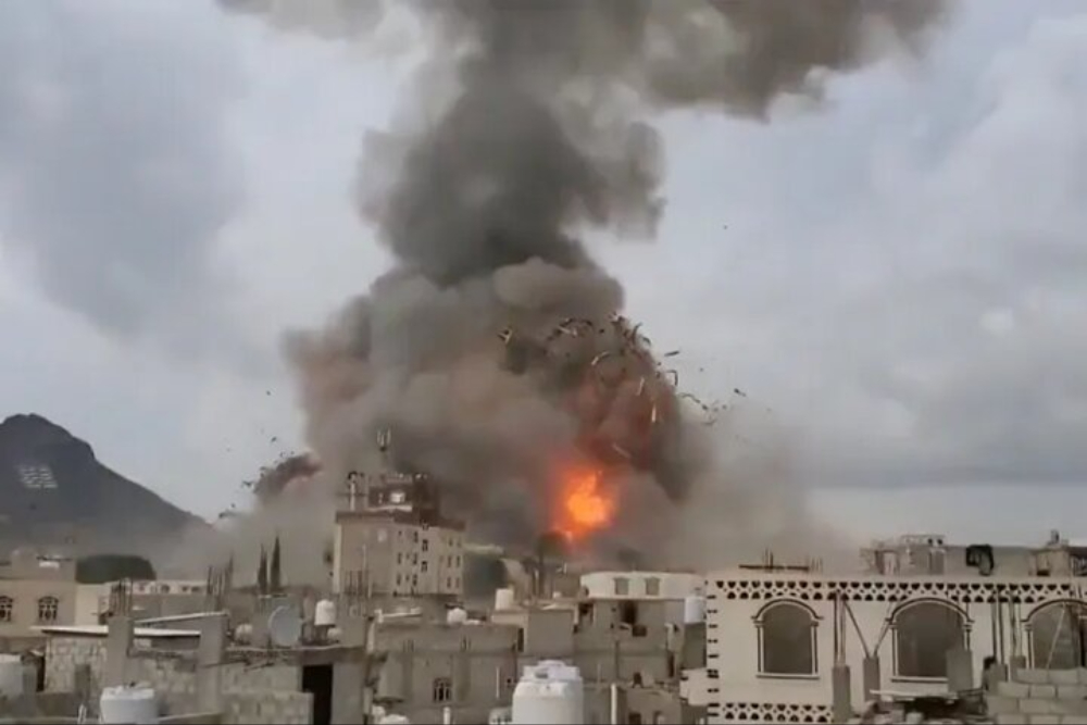 يزرايل سوققىسىنان يەمەندە 46 ادام قازا تاپتى