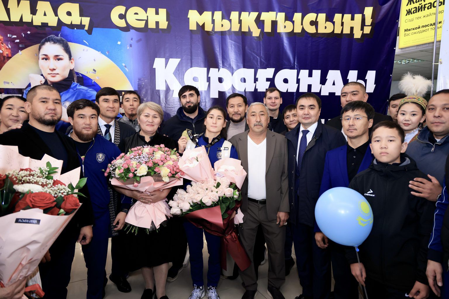 الەم چەمپيونى ايدا ابىكەەۆانى قاراعاندىلىقتار قۋانىشپەن قارسى الدى