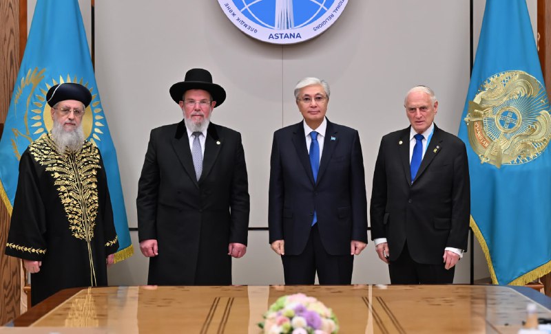 مەملەكەت باسشىسى يۋدايزم ۇيىمىنىڭ وكىلدەرىمەن كەزدەستى