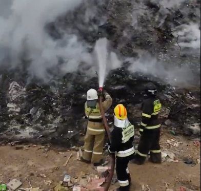 الاتاۋ پوليگونىنداعى ءورتتى ءسوندىرۋ جۇمىستارى ءالى  جالعاسىپ جاتىر