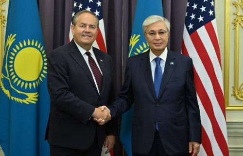 پرەزيدەنت Cameco كورپوراتسياسىنىڭ پرەزيدەنتى تيم گيتتسەلدى قابىلدادى