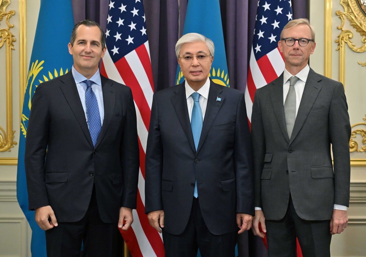 مەملەكەت باسشىسى Cerberus Capital Management كومپانياسىنىڭ باس اتقارۋشى ديرەكتورىمەن كەزدەستى