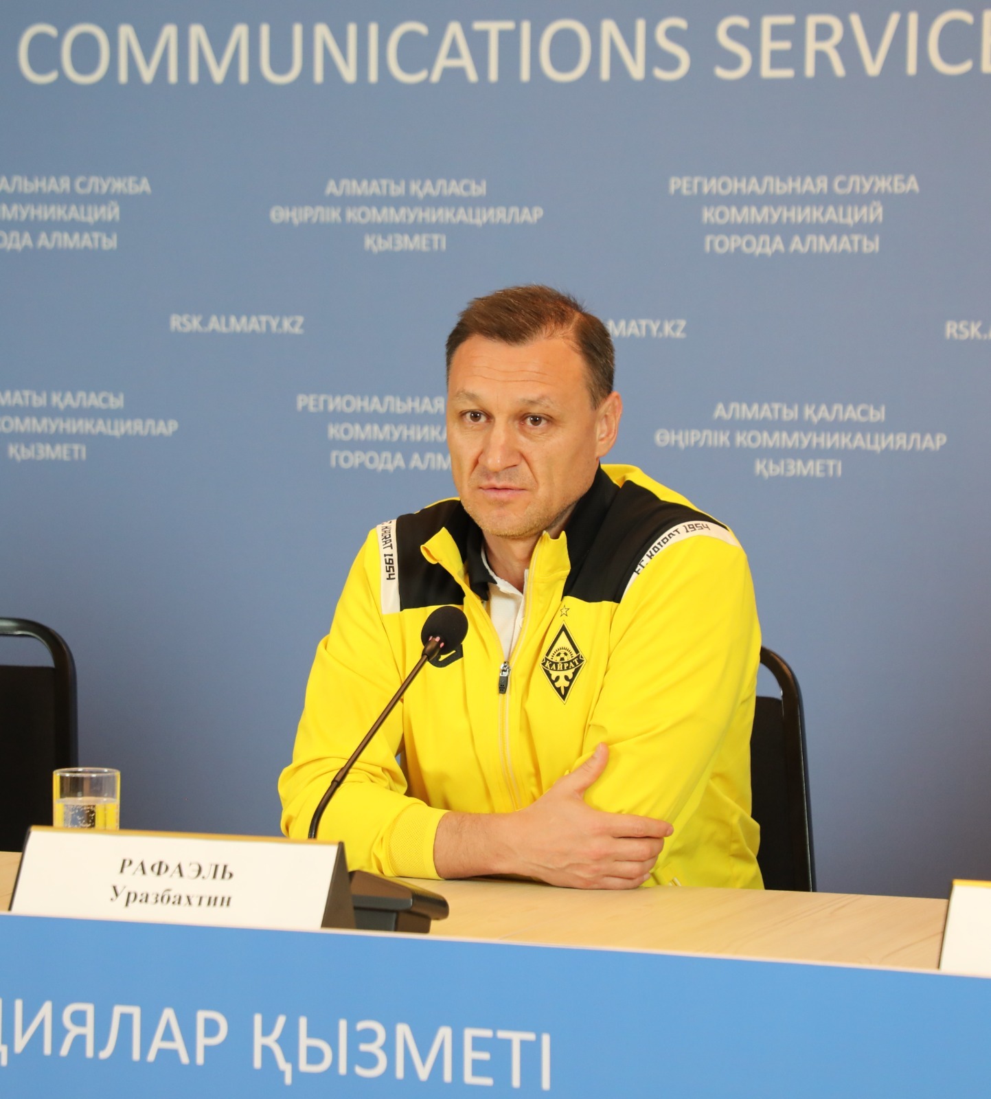 «قايرات» كلۋبىنىڭ  باپكەرى دايىندىق بارىسىمەن ءبولىستى