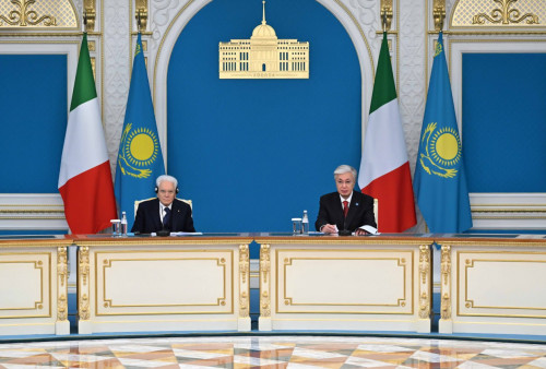 قازاقستان مەن يتاليا پرەزيدەنتتەرى باق وكىلدەرىنە ارنالعان بىرلەسكەن مالىمدەمە جاسادى