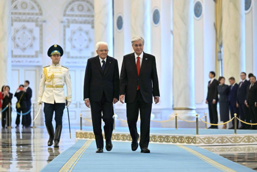 اقوردادا يتاليا پرەزيدەنتىن قارسى الۋ ءراسىمى ءوتتى