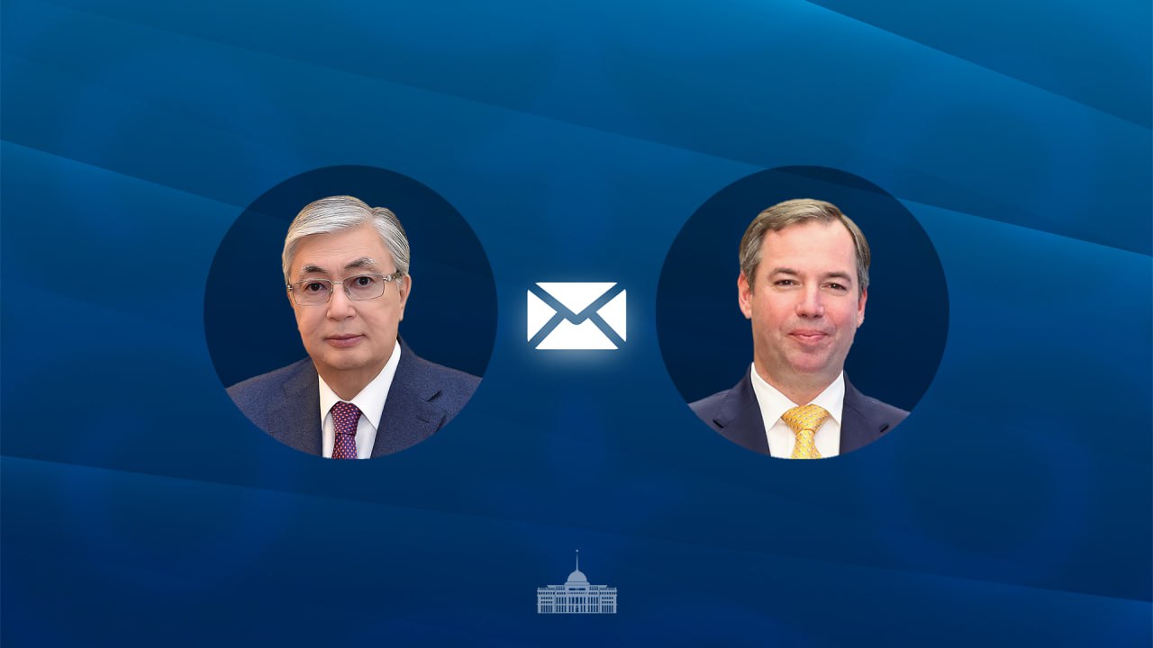 مەملەكەت باسشىسى ليۋكسەمبۋرگتىڭ جاڭا  ۇلى گەرتسوگى گيومعا قۇتتىقتاۋ جەدەلحاتىن جولدادى