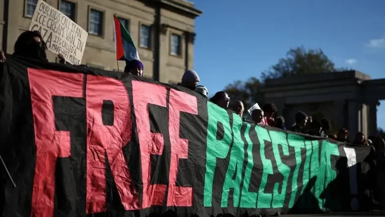 پالەستينانى قولداۋ شەرۋلەرى ءوتتى