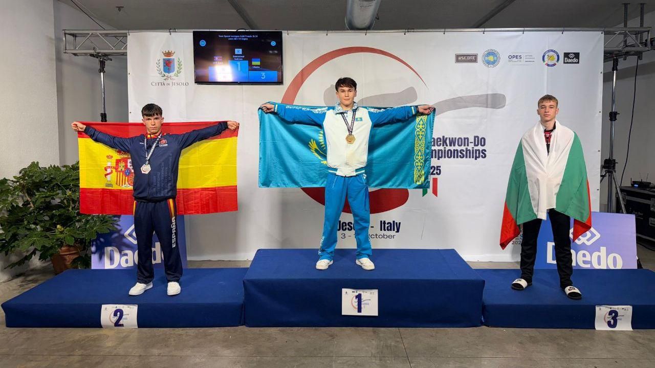 قاراعاندىلىق تاەكۆوندوشىلار يتاليادان ولجالى ورالدى