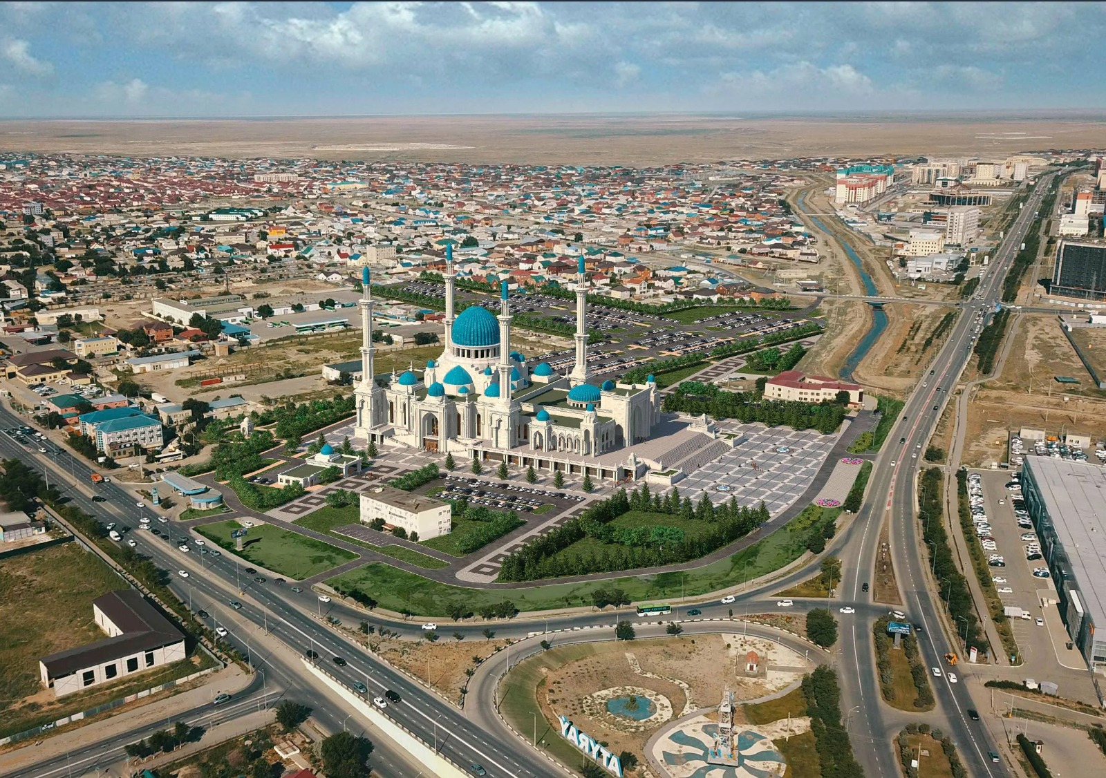 سەمەيدە مەشىت قۇرىلىسى باستالدى