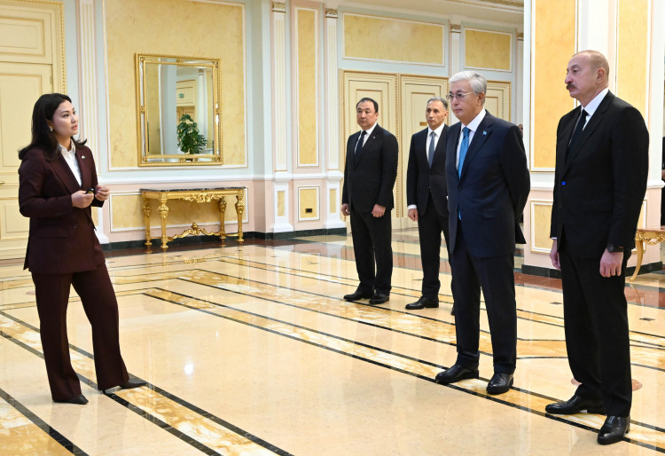 ەكى ەل باسشىلارىنا ورتا ءدالىزدى دامىتۋ جوباسى تانىستىرىلدى