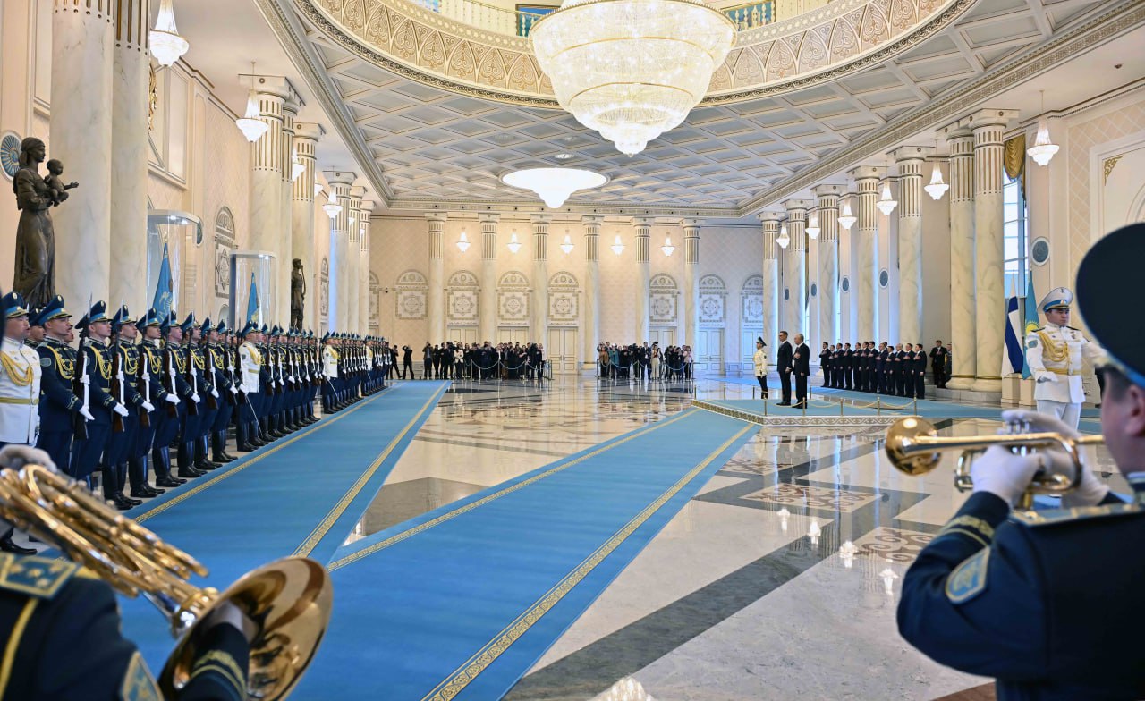 اقوردادا فينليانديا پرەزيدەنتىن قارسى الۋ ءراسىمى ءوتتى