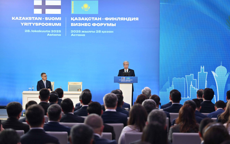 قاسىم-جومارت توقاەۆ پەن الەكساندر ستۋبب «قازاقستان – فينليانديا» بيزنەس فورۋمىنا قاتىستى