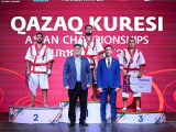 قازاق كۇرەسىنەن ازيا چەمپيوناتى ءوتىپ جاتىر