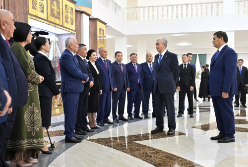 مەملەكەت باسشىسى قىزىلوردا وبلىسىنىڭ جۇرتشىلىعىمەن كەزدەستى