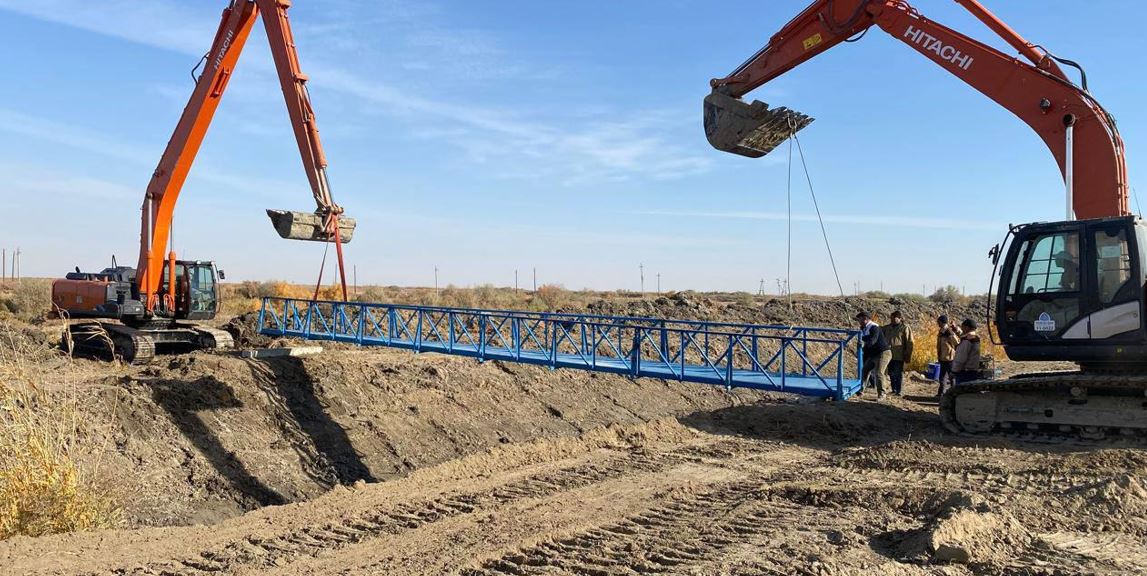 قىزىلوردا وبلىسىندا سۋ دەڭگەيىن ولشەيتىن گيدروكوپىرلەر ورناتىلدى