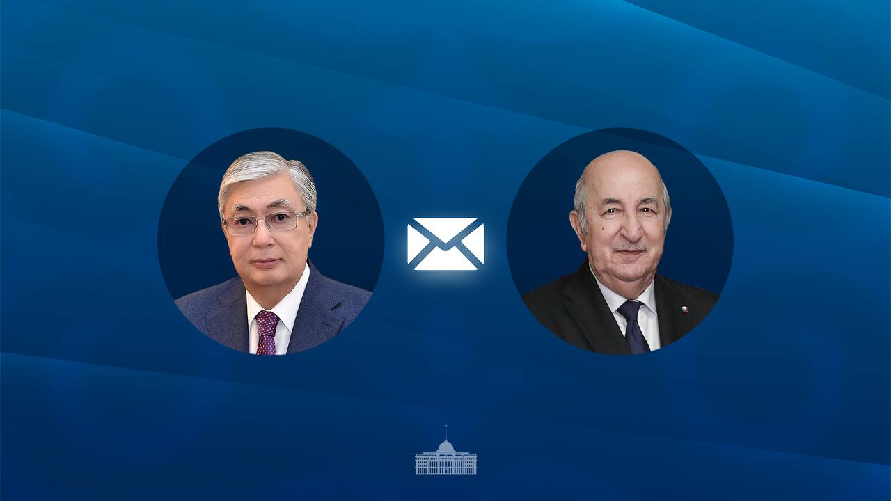 مەملەكەت باسشىسى الجير پرەزيدەنتىنە قۇتتىقتاۋ جەدەلحاتىن جولدادى