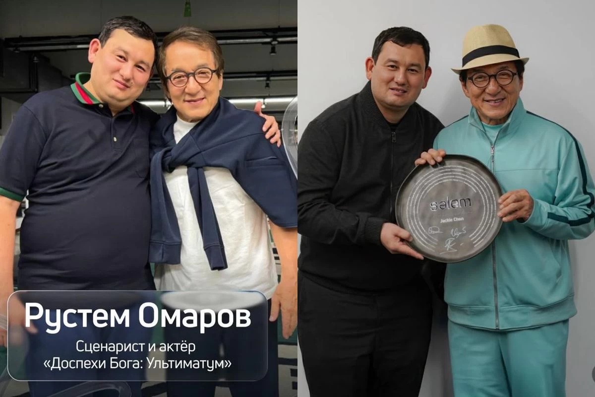 قازاقستاندىق اكتەر دجەكي چانمەن بىرگە كينوعا تۇسەدى