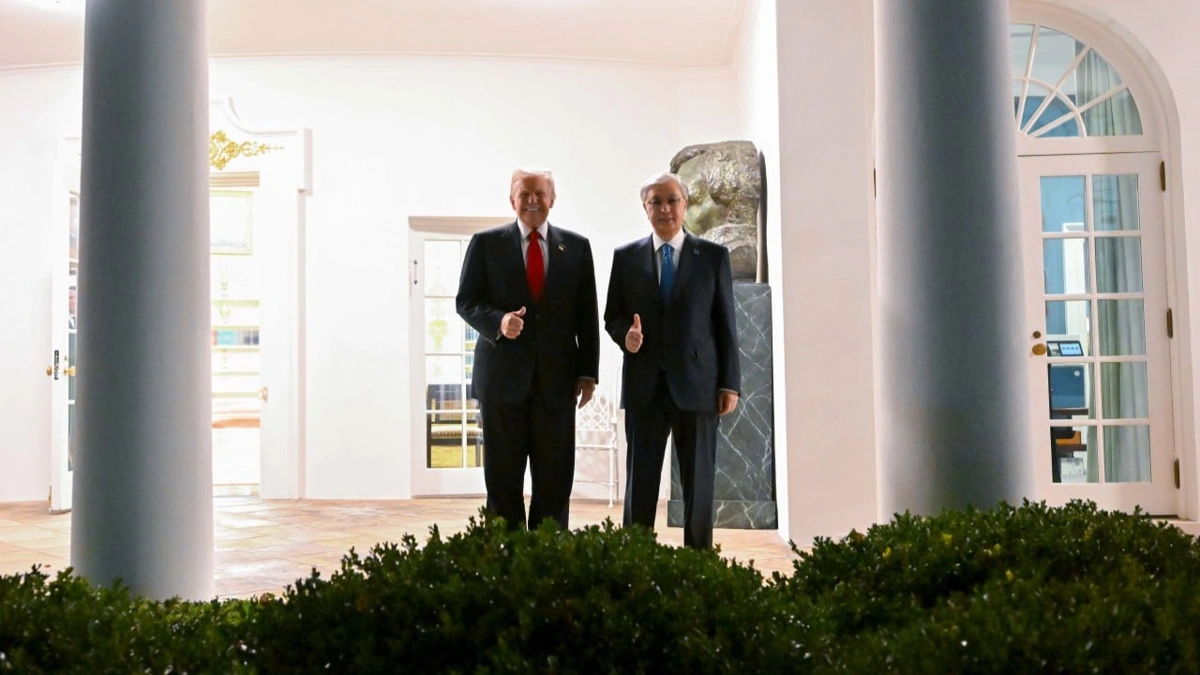 قاسىم-جومارت توقاەۆ پەن دونالد ترامپ ەركىن فورماتتا اڭگىمەلەستى