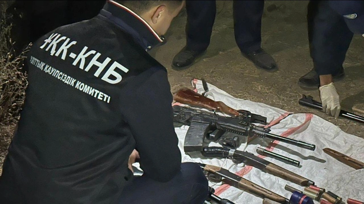 قازاقستاندا ارنايى وپەراتسيا كەزىندە 40 قارۋ مەن 800 وق-ءدارى تاركىلەندى