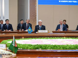 قاسىم-جومارت توقاەۆ ورتالىق ازيا مەملەكەتتەرى باسشىلارىنىڭ VII كونسۋلتاتيۆتىك كەزدەسۋىنە قاتىستى