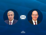 مەملەكەت باسشىسى موناكو كنيازىنە قۇتتىقتاۋ جەدەلحاتىن جولدادى