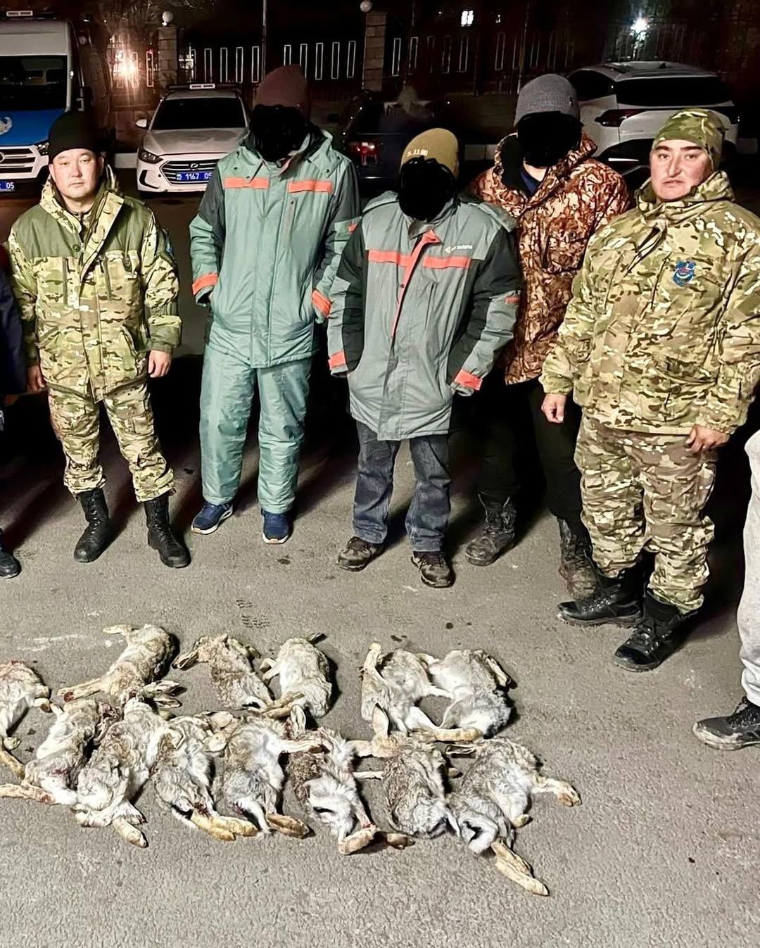 ىلە-بالقاش تابيعي رەزەرۆاتىندا ۇستالعان كولىكتەن قارۋ مەن 13 قويان تابىلدى